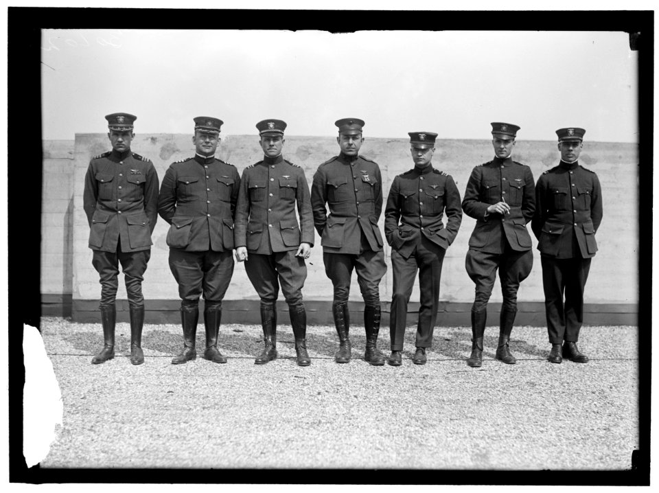 AVIATION, NAVY. COMDR. JOHN R. TOWERS; COMDR. HOLDEN C. RICHARDSON; LT. COMDR. PATRICK NIESEN LYNCH BELLINGER; MAJ. BERNARD L. SMITH; LT. COMDR. GODFREY deCHEVALIER; LT. COMDR. RICHARD E. LCCN2016869790