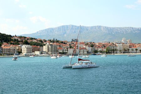 Croatia catamaran sailing photo