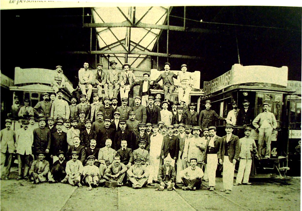 Avignon Tramway-depot personnel
