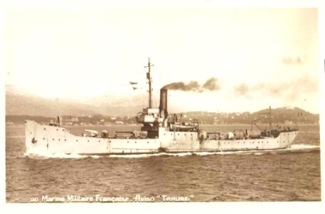 Aviso Tahure de la marine militaire française