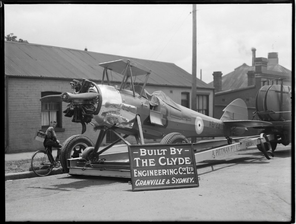 Avro cadet trainer A6-23 from The Powerhouse Museum