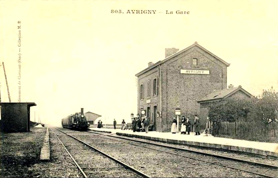 Avrigny (60), la gare