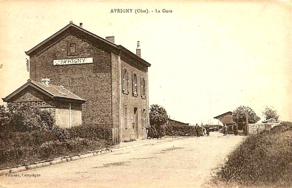 Avrigny (60), la gare (2)
