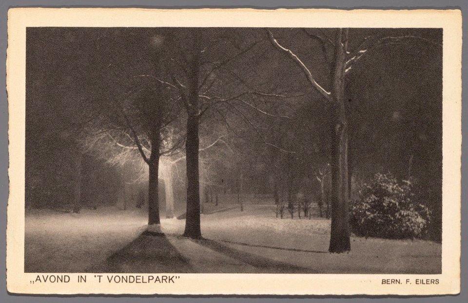 Avond in 't Vondelpark, Afb 010137000021