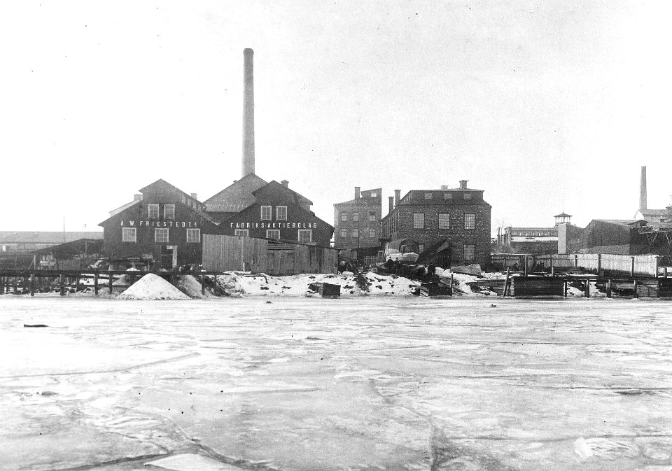 AW Friestedts fabriks AB, Lövholmen, ca 1900