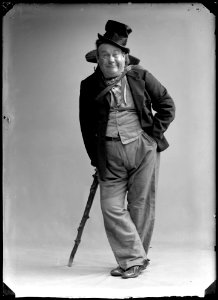 Axel Hultman in Andersson, Pettersson och Lundström at Södra teatern 1918 - SMV - GH171