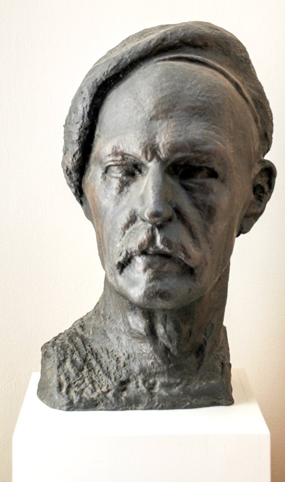 Axel Ebbe, portrait of the artist, 1938, Axel Ebbes konsthall Trelleborg Sweden