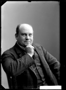 Axel Hultman, actor, portrait 1908 - SMV - GH173