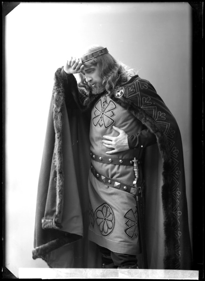 Axel Högel in Kung Lear at Dramaten 1908 - SMV - NH046