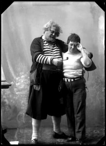 Axel Ringvall and Inga Berentz in Surcouf at Östermalmsteatern 1905 - SMV - GR042