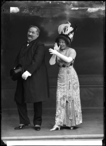 Axel Ringvall and Emma Meissner in Kyska Susanna at Oscarsteatern 1911 - SMV - NR057
