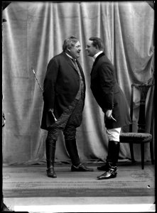 Axel Ringvall and Carl Barcklind in Dollarprinsessan at Oscarsteatern 1908 - SMV - NR053