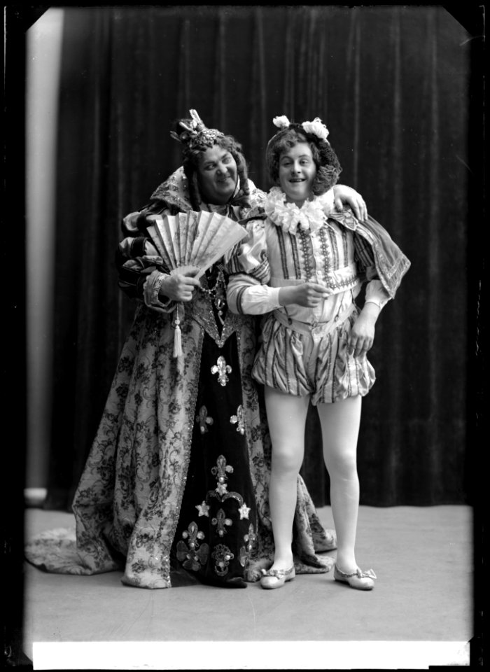Axel Ringvall and Thorleif Allum in Musette at Oscarsteatern 1908 - SMV - GR048