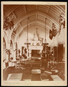 Belcourt, residence of O.H.P. Belmont Esq., Newport, R.I., 1891, Gothic room - Frank H. Child, photographer, Newport, R.I. LCCN2014650253
