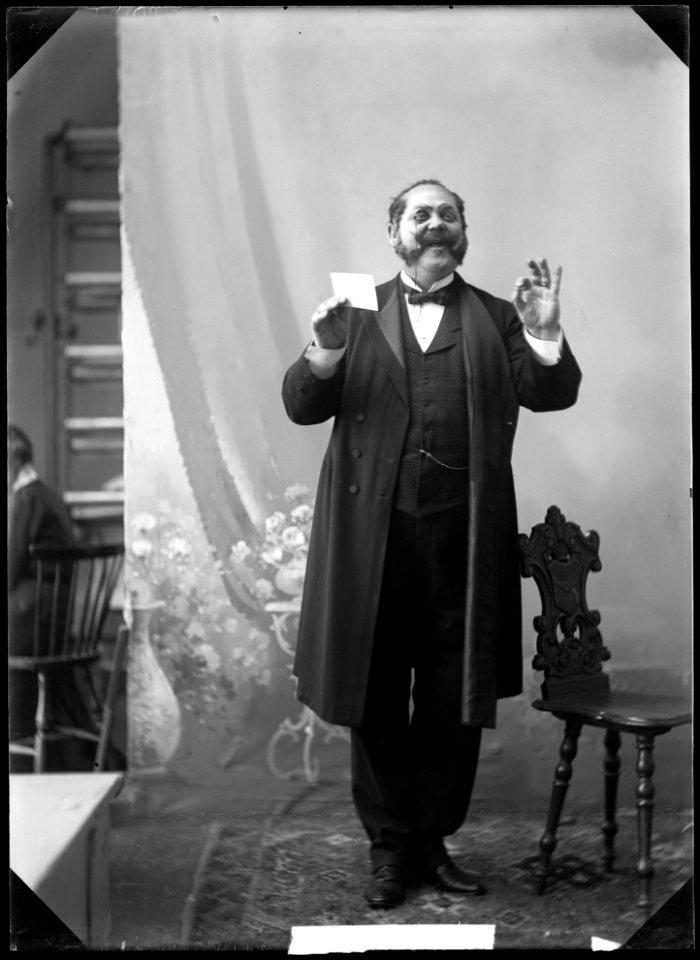 Axel Ringvall in Pariserliv at Östermalmsteatern 1905 - SMV - NR042