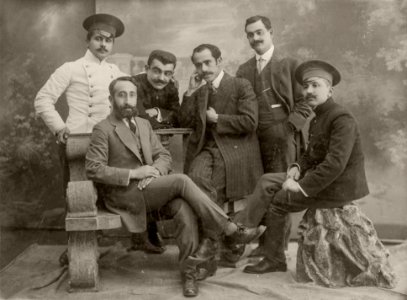 Azerbaijani students in Kiev (1910)