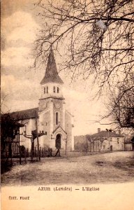 Azur (Landes) - L'église