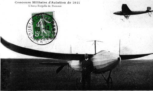 Aéro torpille Paulhan concours militaire 1911