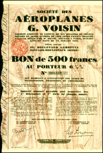 Aéroplanes G. Voisin 1928