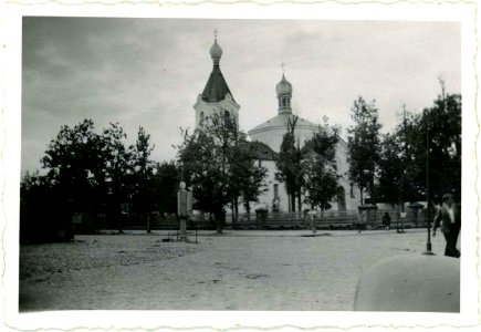 Ašmiany, Rynak, Vaskrasienskaja. Ашмяны, Рынак, Васкрасенская (1941)