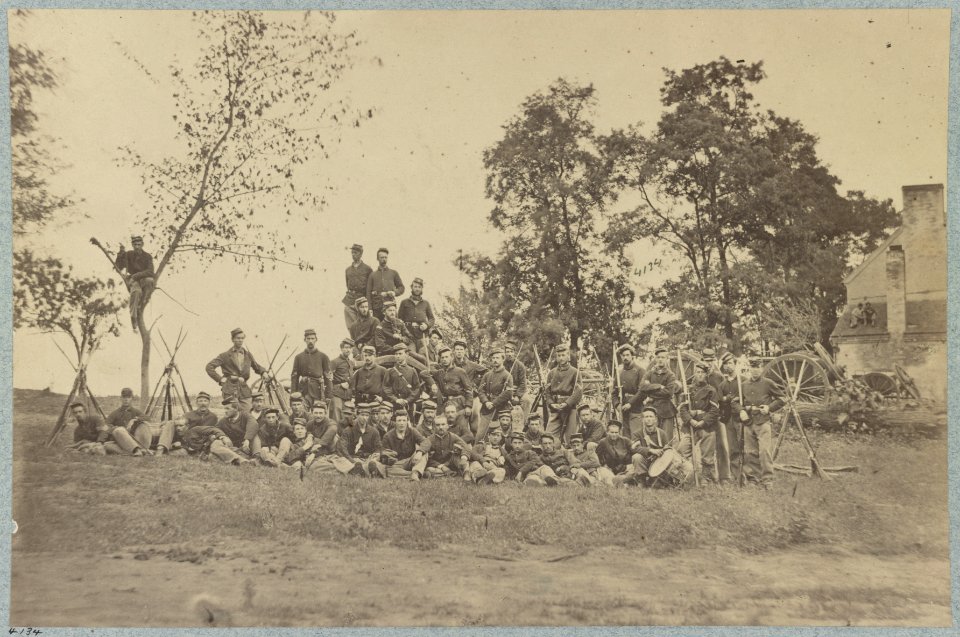 B Company, 22d New York State Militia near Harpers Ferry, Va., 1861 (i.e.1862) LCCN2013648625