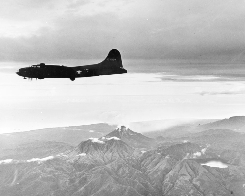 B-17F over Bougainville Nov 1942