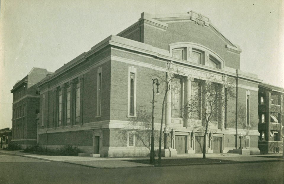 B'nai Sholom Temple Israel Synagogue, Chicago, early 20th century (NBY 945)