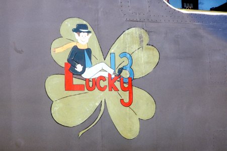 B-1B Lucky 13 Nose Art