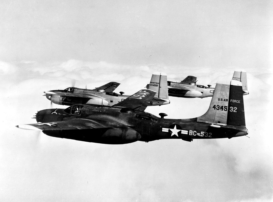 B-26Bs 452BW(L) Korea May1951