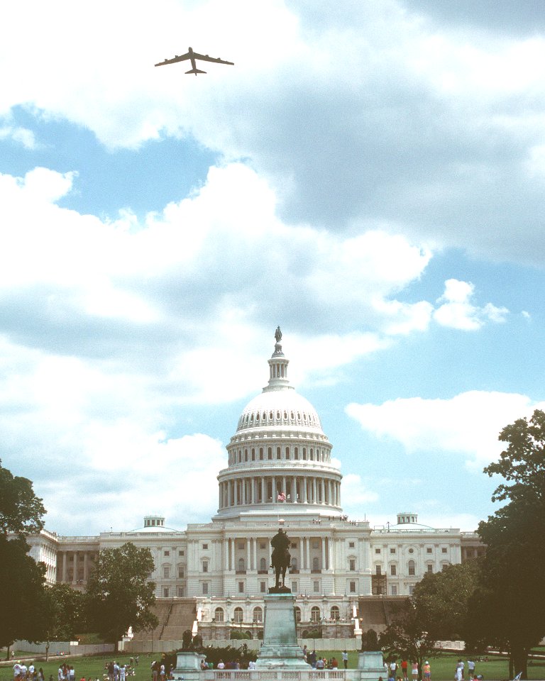 B-52 Over U.S. Capitol