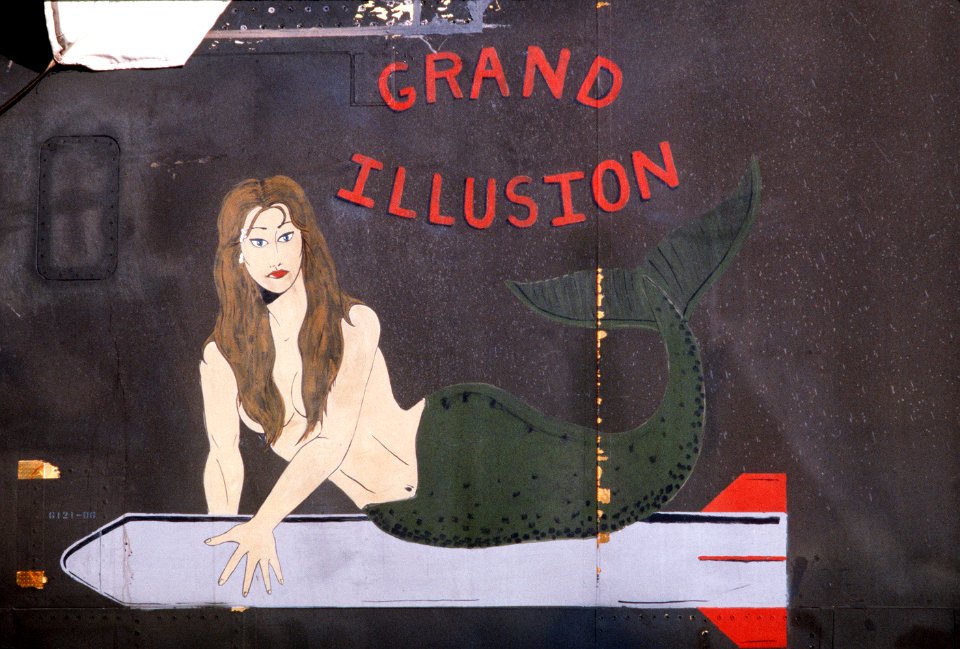 B-1B Grand Illusion Nose Art