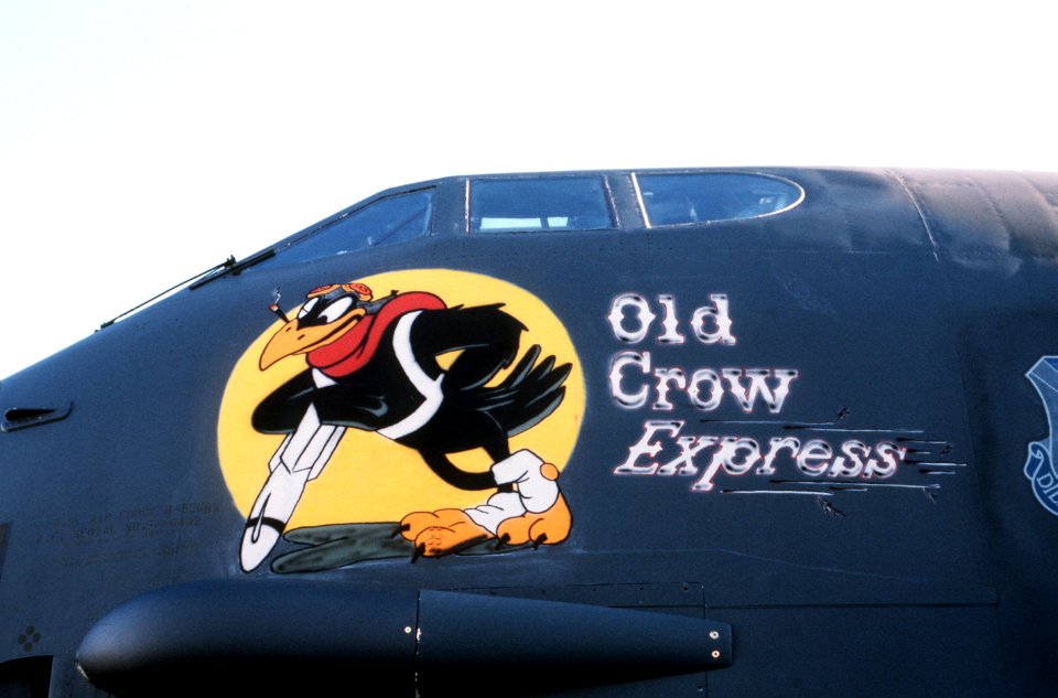 B-52 Old Crow Express Nose Art