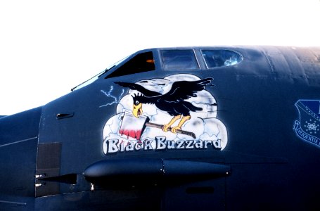 B-52 Black Buzzard Nose Art