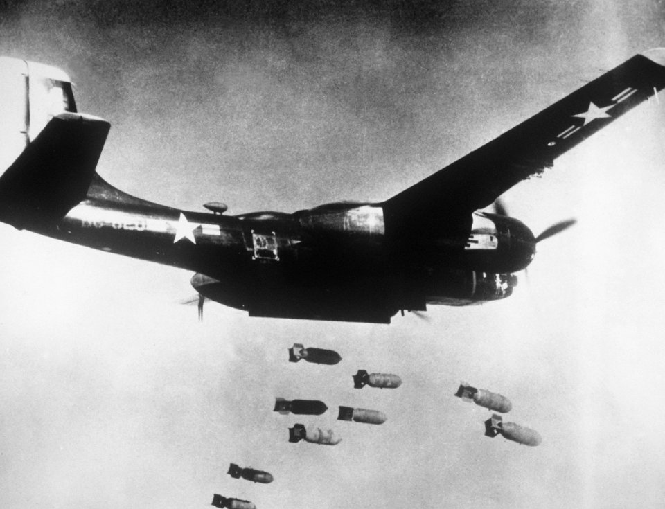 B-26C 3BW bombing Korea 1953 photo