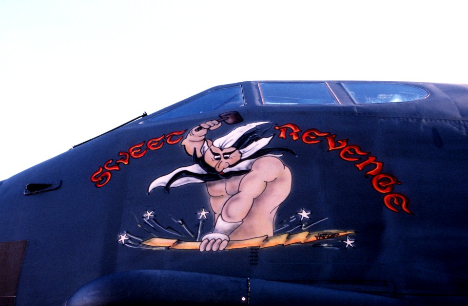 B-52 Sweet Revenge Nose Art