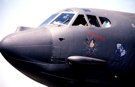 B-52H The Black Widow Nose Art