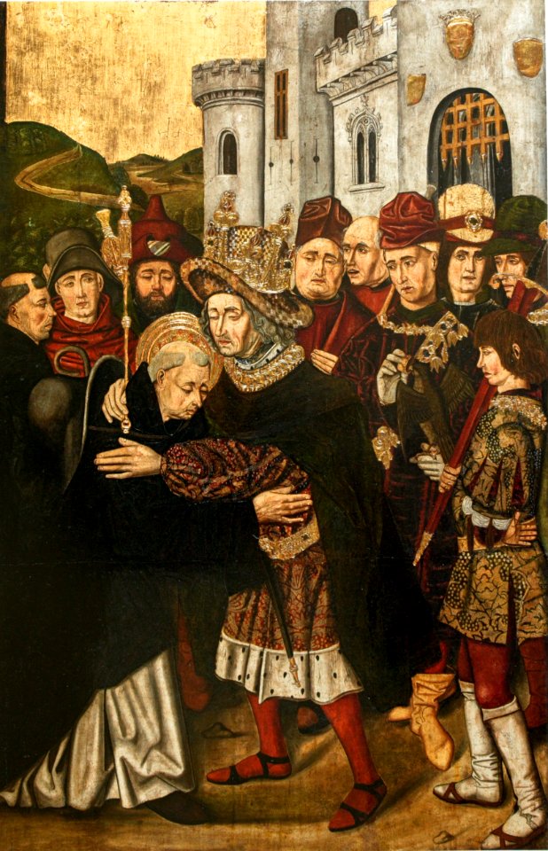 B.Bermejo ret.St.Domingo Silos Ferran I Castella acollint el Sant 4134