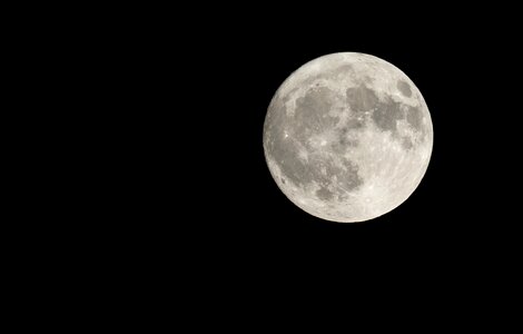 Dark moon moon craters photo