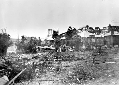 B5N wreckage at Pearl Harbor Naval Hospital 1941