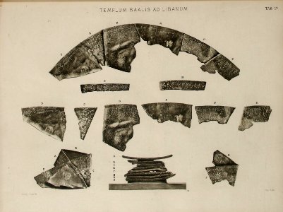 Baal Lebanon inscription in the Corpus Inscriptionum Semiticarum