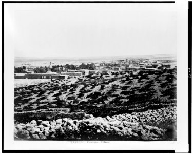 Baalbec. Panorama - village - Bonfils. LCCN93500456