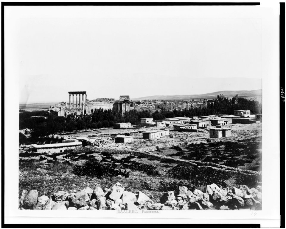 Baalbec. Panorama - Bonfils. LCCN93500455