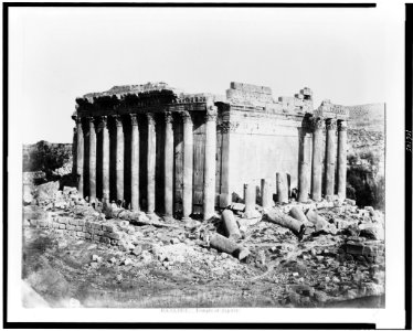 Baalbec. Temple of Jupiter - Bonfils. LCCN93500458