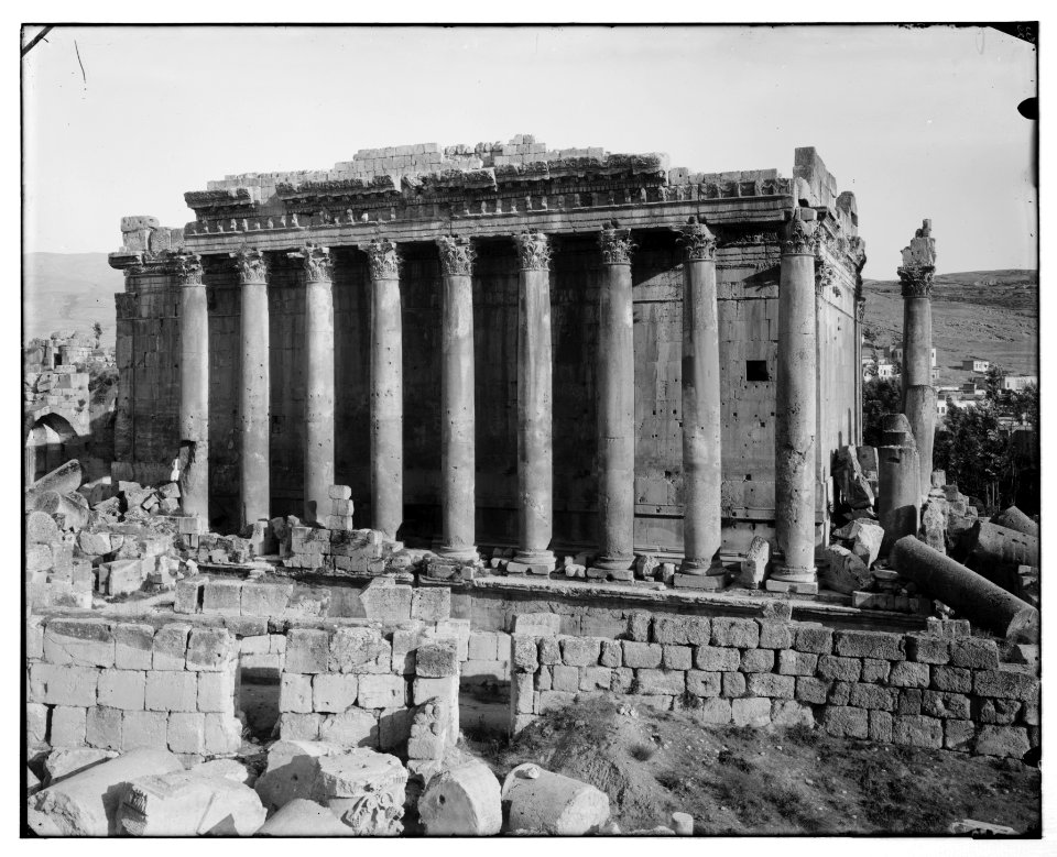 Baalbek (Heliopolis), etc. Columns of Temple of Bacchus LOC matpc.07093