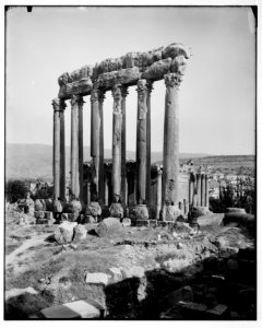 Baalbek (Heliopolis), etc. Columns of Temple of the Sun LOC matpc.07089