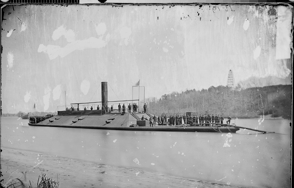 Atlanta (Confederate Ram) on James River after capture (4267033696)