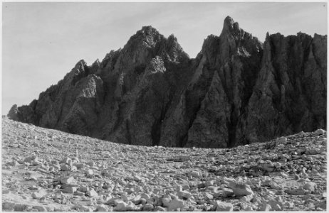 Bishop Pass, Kings River Canyon (Proposed as a national park), California, 1936., ca. 1936 - NARA - 519918