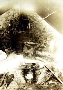 Cootie Killer, makeshift sterilizing equipment, Camp Hospital -52, LeMans, France, 1919 (31981796054) photo