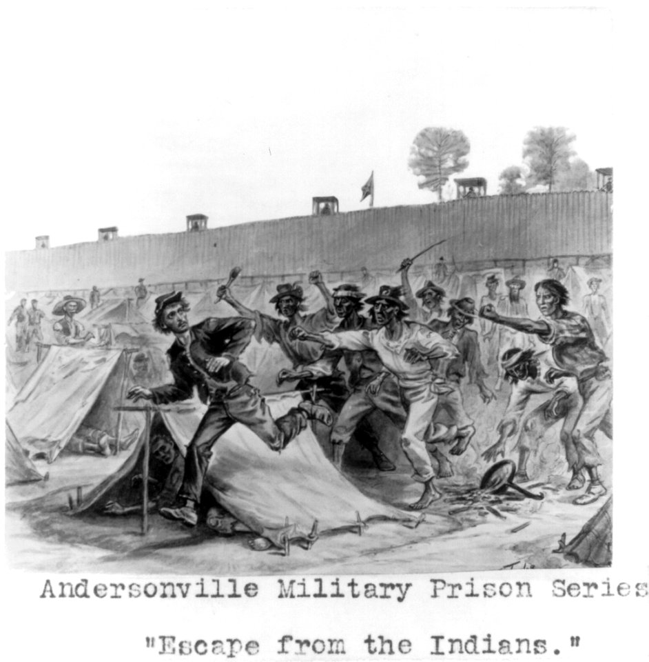 Escape from the Indians Andersonville Military Prison Series, no. 7 LCCN2006689756