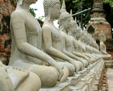 Buddhism thailand statue photo